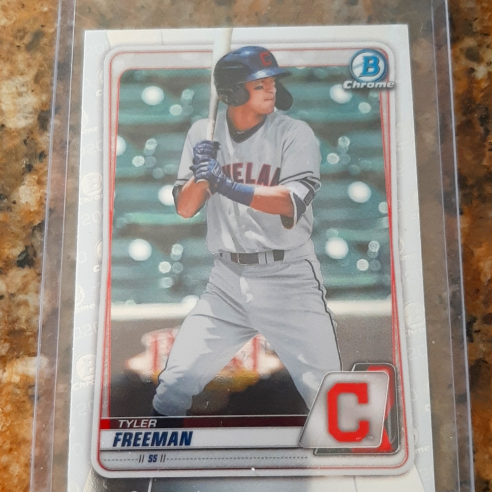 Tyler Freeman Bowman Chrome Rookie Card